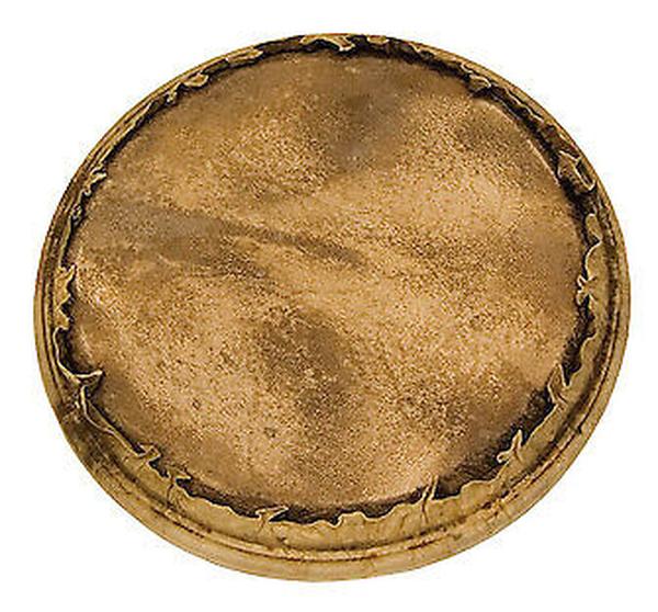 755715 Unbleached Goatskin Djembe Head, Natural