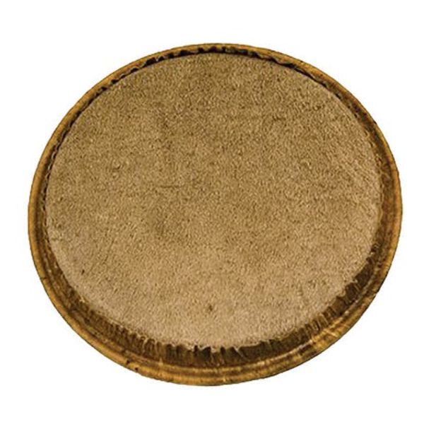 755718 Unbleached Cowskin Head for 10 in. Kenkeni, Natural