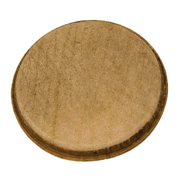 755719 Unbleached Cowskin Head for 12 in. Sangban, Natural