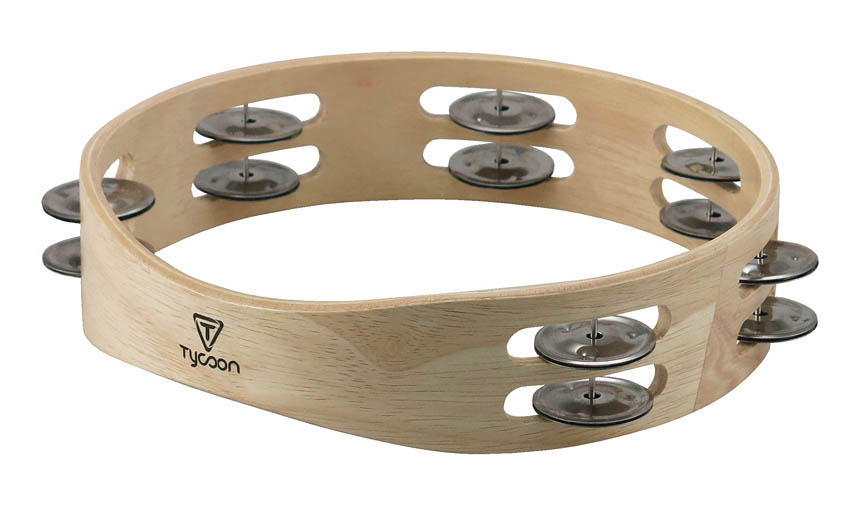 125515 Round Wooden Tambourine