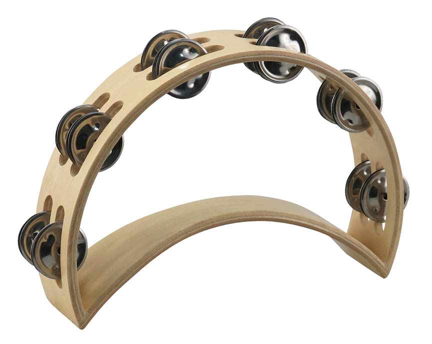 125514 Wooden Moon Tambourine