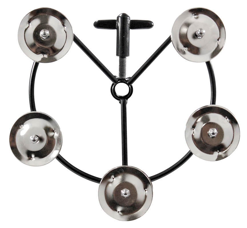 750309 Hi-Hat Tambourine with Steel Jingles