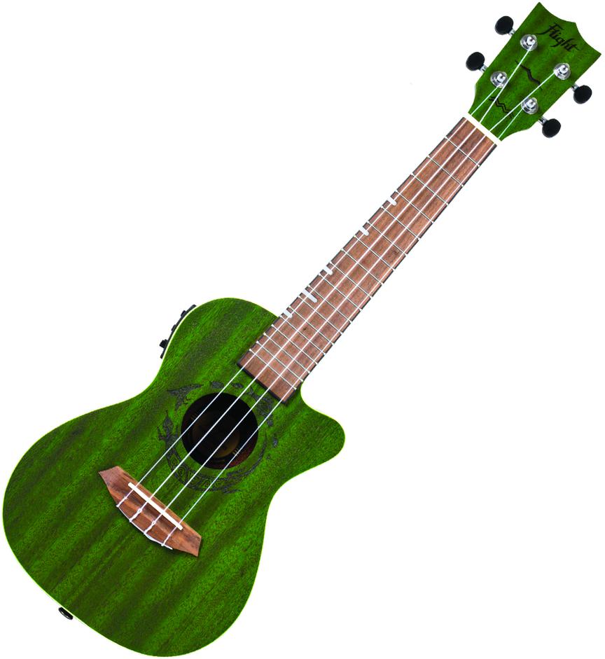 Picture of Flight Ukuleles 322771 Jade Mahogany Electro-Acoustic Concert Ukulele