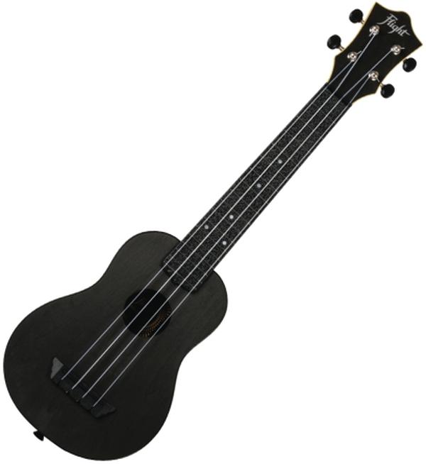 Picture of Flight Ukuleles 322861 Flight Travel Concert Neck Soprano Ukulele, Black