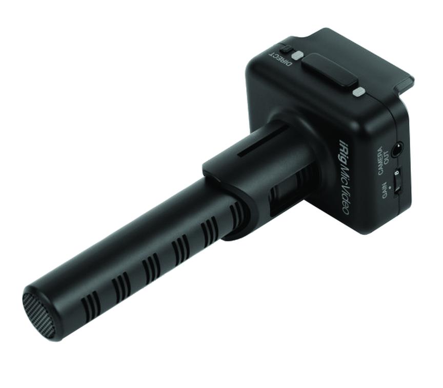 Picture of IK Hardware 323143 iRig Mic Video Shotgun Microphone for iPhone&#44; iPad & DSLR