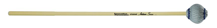 3707346 Medium Hard Marimba Rattan Mallets, Light Gray Yarn