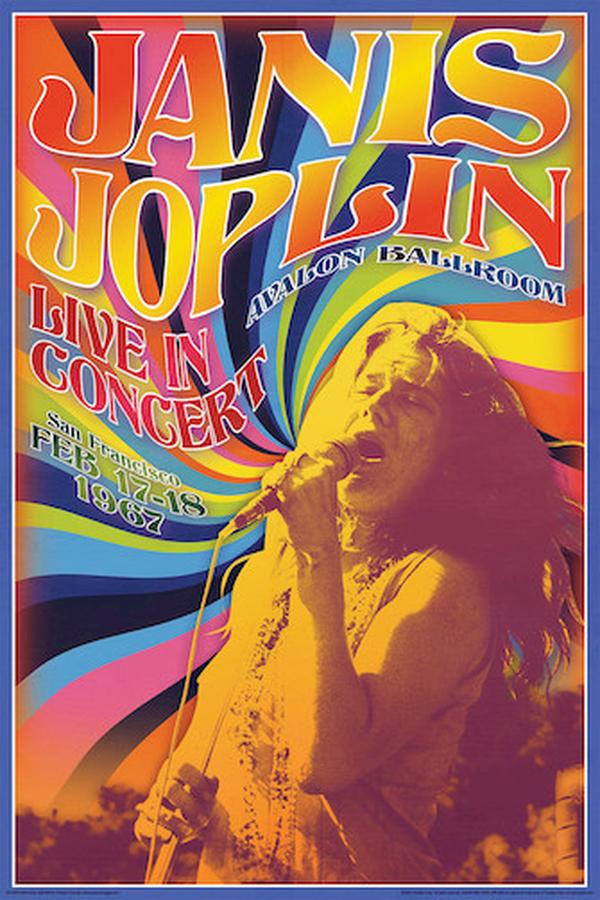 Picture of Poster 156483 Janis Joplin Concert Wall Poster