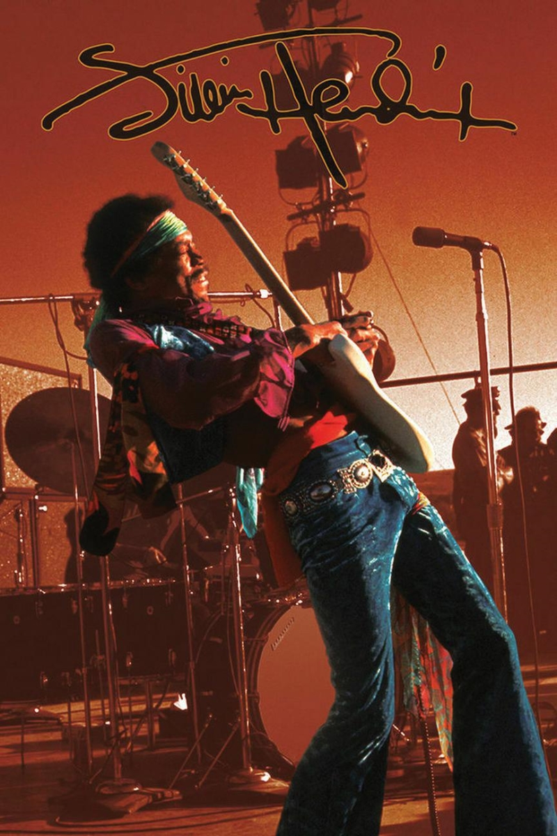 Picture of Poster 362320 24 x 36 in. Jimi Hendrix Sepia Poster