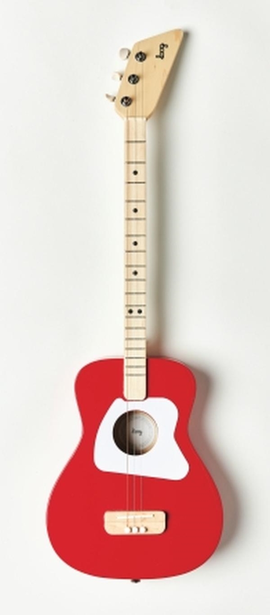 358082 Loog Pro Acoustic Guitar, Red -  Loog Instruments