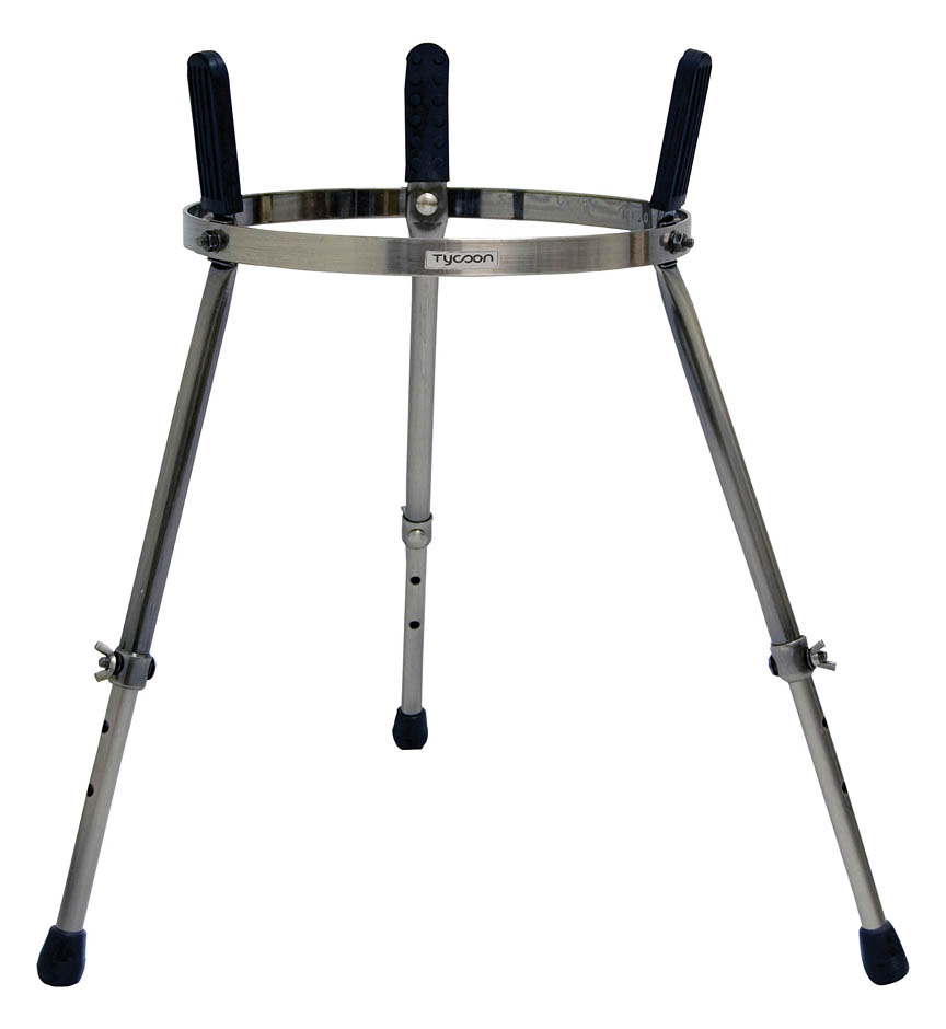 755343 Master Series Single Conga Stand, Brushed Chrome