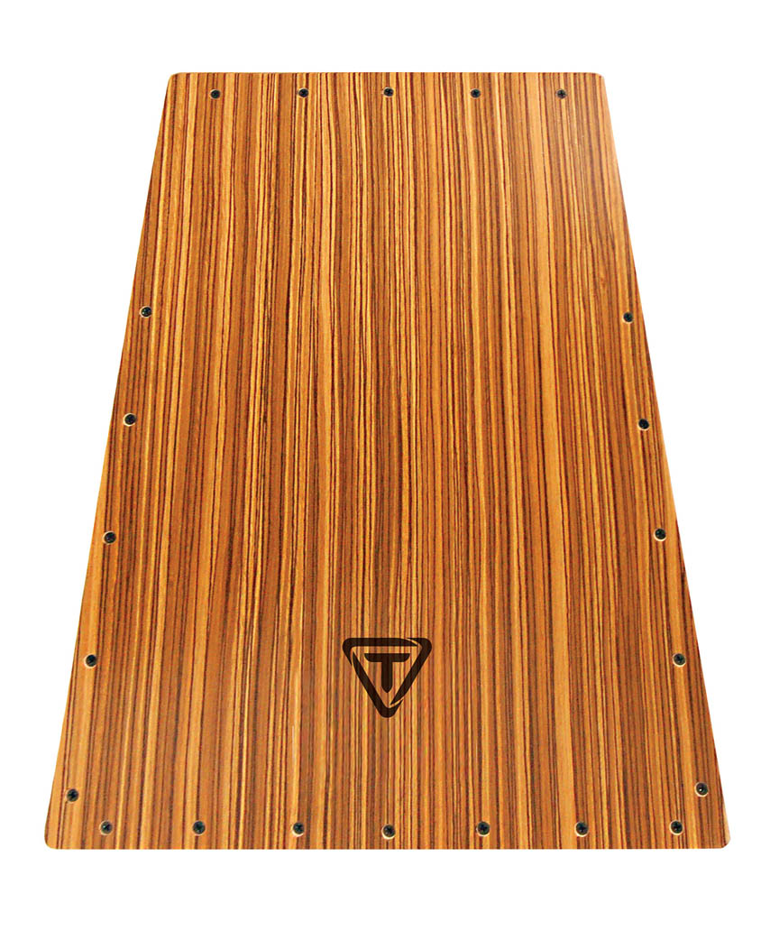 755469 Vertex Series Cajon Zebrano Replacement Front Plate