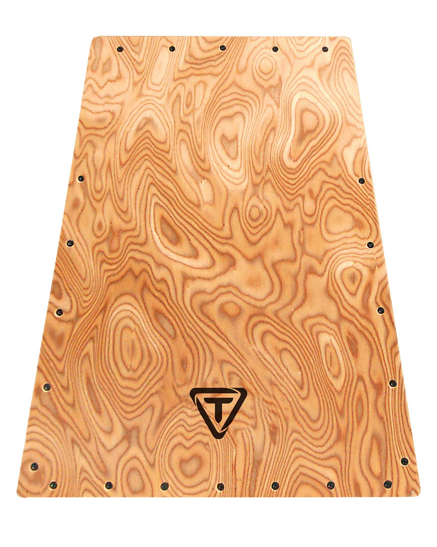 755470 Vertex Series Cajon Makah Burl Replacement Front Plate