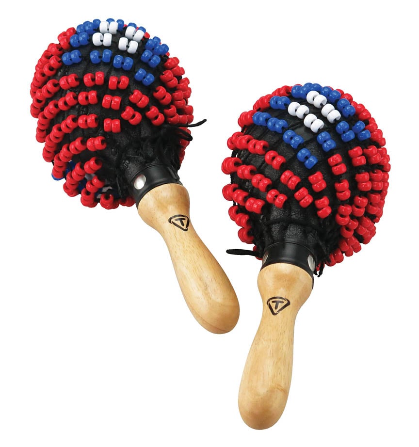 755489 Beaded Maracas, Black