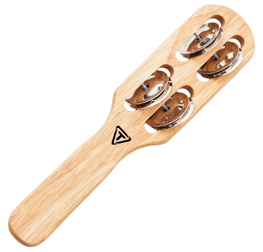 755549 Wooden Jingle Stick, Natural