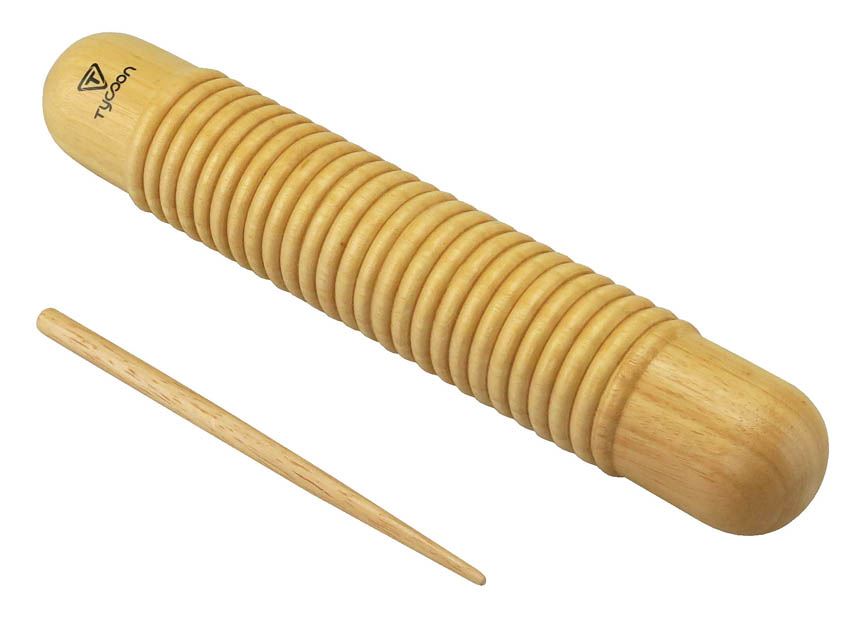 755554 Wooden Guiro, Natural