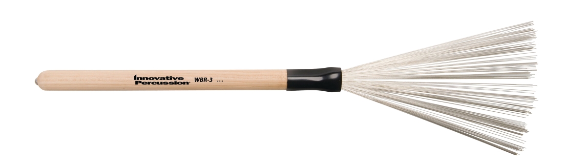 3707485 Wire Brush with Medium & Fixed Wood Handle