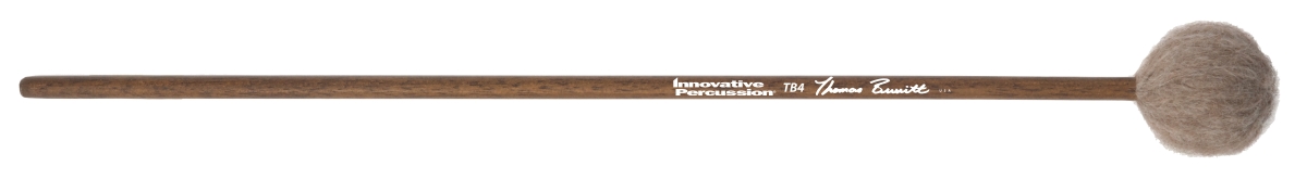 3707474 Medium Hard Marimba Mallets, Mocha Yarn - Walnut Stained Birch