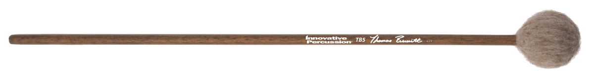 3707475 Hard Marimba Mallets, Mocha Yarn - Walnut Stained Birch