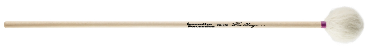 3707429 Medium Soft Bass Marimba Mallets, White Yarn - Birch