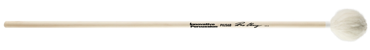 3707437 Very Hard Marimba Mallets, White Yarn - Birch