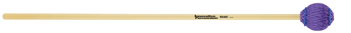 3707450 Hard Marimba & Vibraphone Mallets, Purple Cord - Rattan