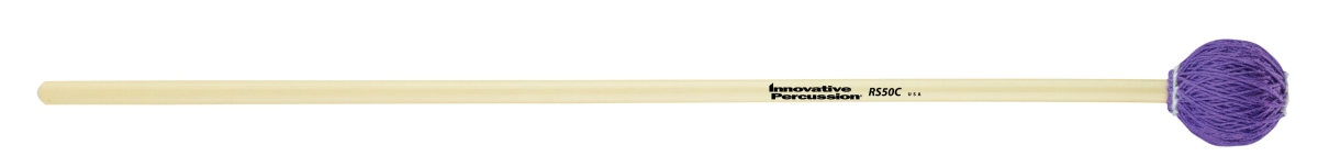 3707452 Very Hard Marimba & Vibraphone Mallets, Purple Cord - Rattan