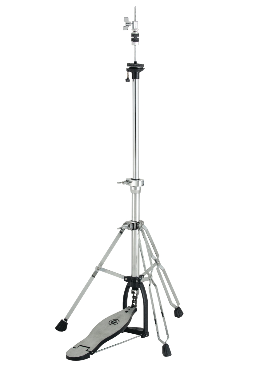Rock Hi-Hat Stand - Black - Adjustable Height - Durable Design