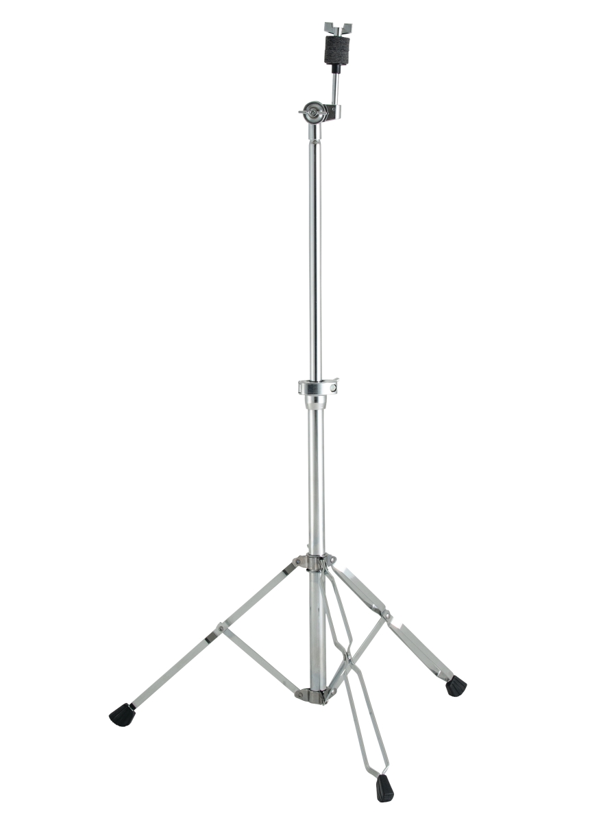 Rock Straight Cymbal Stand - Black - Adjustable Height - Durable Design