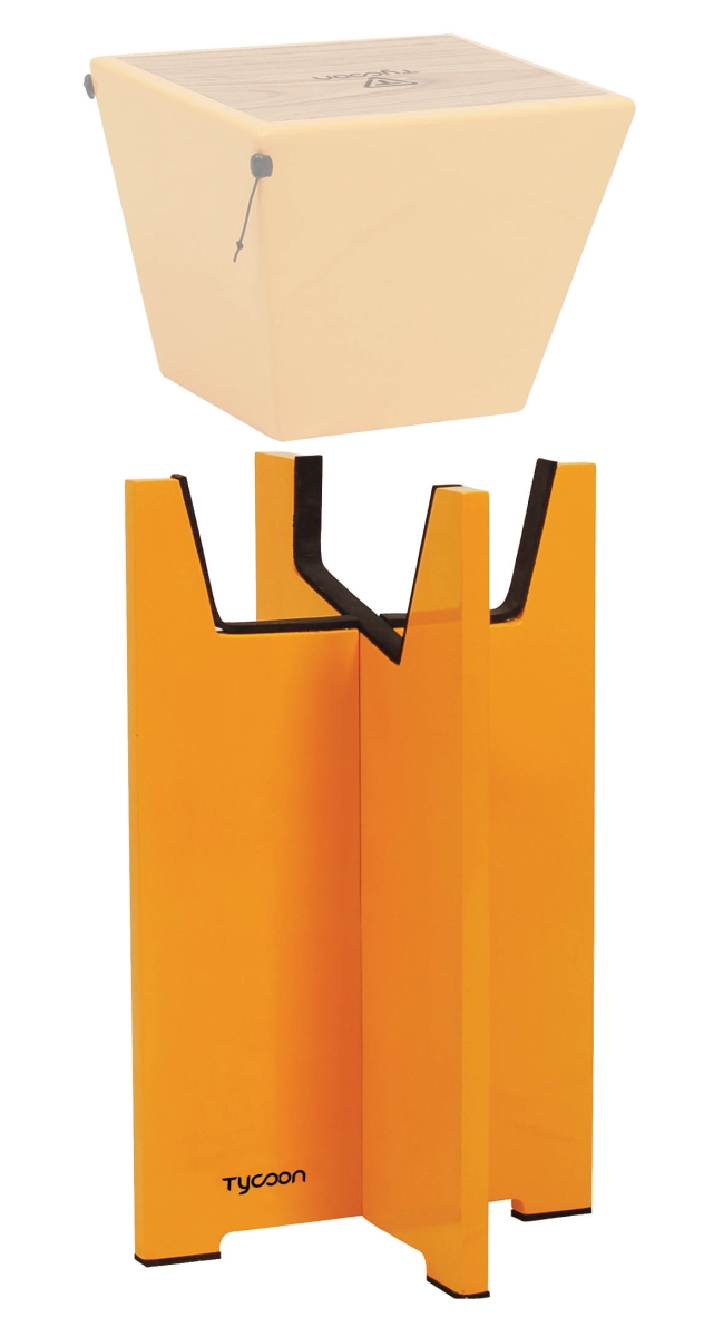 755271 Siam Oak Quinto Cajon Stands, Yellow