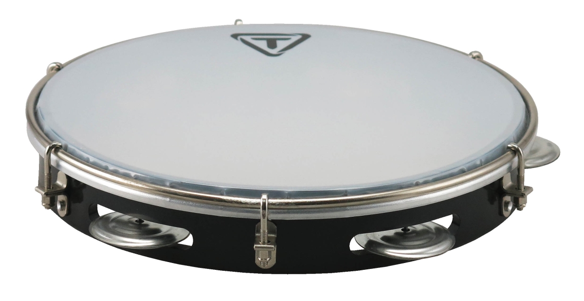 755286 10 in. ABS Pandeiro, Black