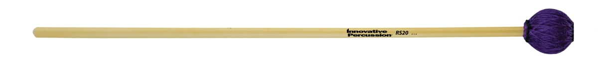 3707442 Medium Marimba & Vibraphone Mallets, Purple Yarn - Rattan