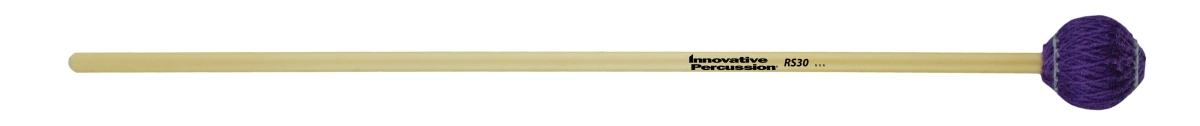 3707446 Medium Hard Marimba & Vibraphone Mallets, Purple Yarn - Rattan