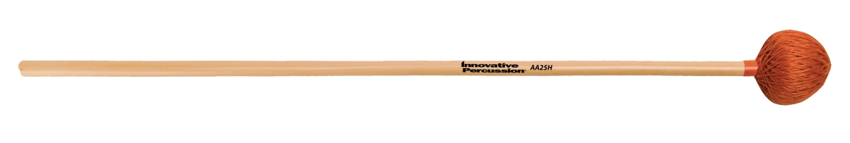 3707004 Heavy Medium Vibraphone & Marimba Mallets, Orange Cord - Rattan
