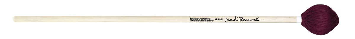 Soft Marimba Mallets, Cranberry Yarn - Birch