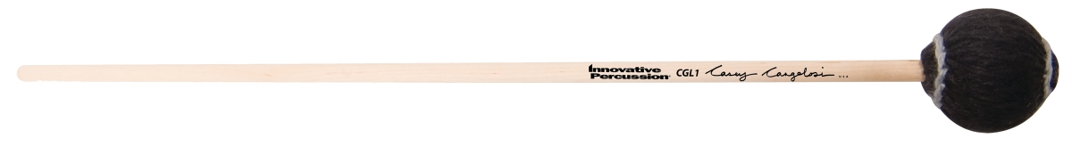 3707099 Heavy Bass Marimba Mallets, Black Cord - Birch
