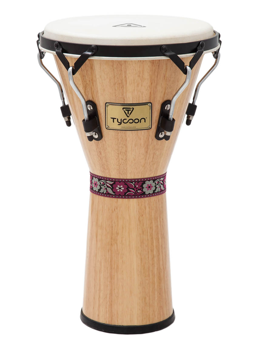 755148 12 in. Supremo Series Djembe - Natural