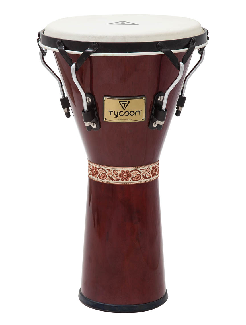 755149 12 in. Supremo Series Djembe - Mahogany