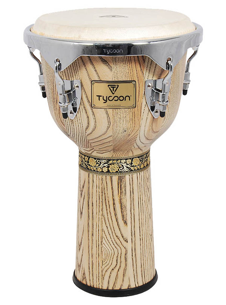 755172 12 in. Master Grand Series Djembe - Natural Matte