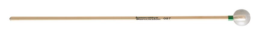 Innovative Percussion 3707421 0.875 in. Very Bright Glockenspiel Mallets - Clear & Green Tape - Rattan