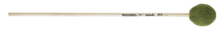 Innovative Percussion 3707366 Strong Legato Soft Marimba Mallets - Green Yarn & Birch