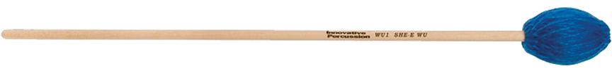 Innovative Percussion 3707498 Soft Marimba Mallets - Electric Blue Yarn & Birch