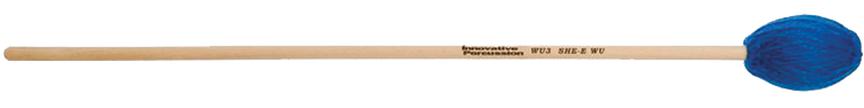 Innovative Percussion 3707502 Medium Marimba Mallets - Electric Blue Yarn & Birch