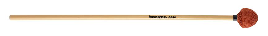 Innovative Percussion 3707006 Wrapped Xylophone Mallets - Orange Cord & Rattan