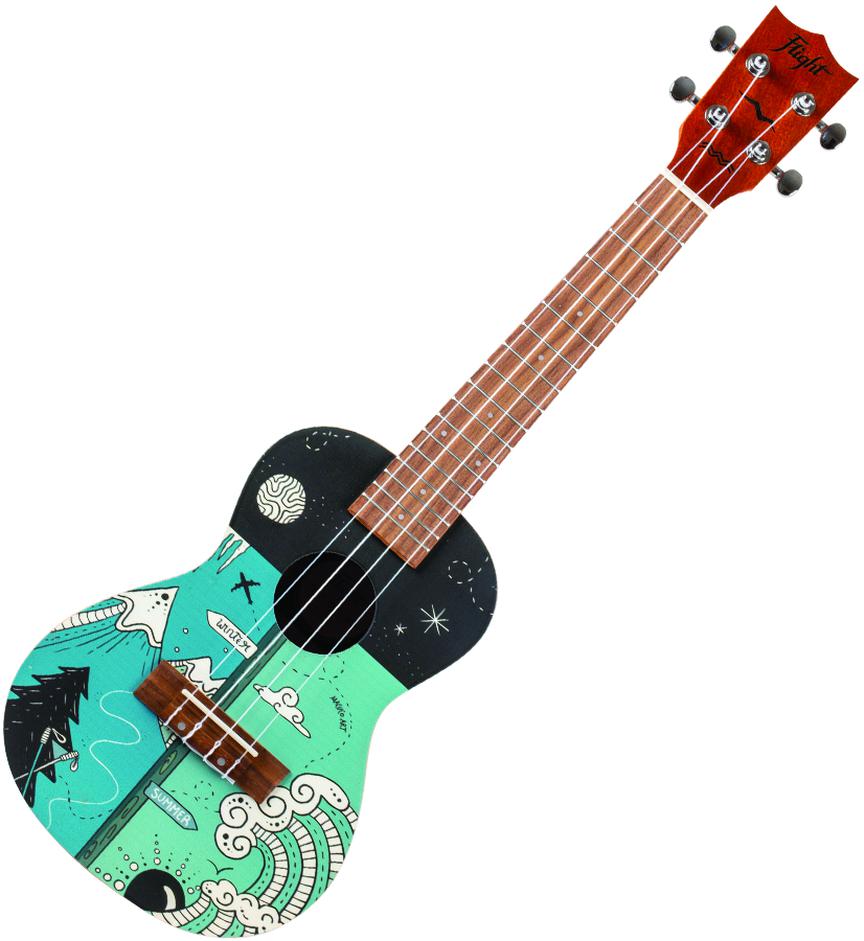 Picture of Flight 359804 AUC-33 Two Seasons Spruce Ukulele