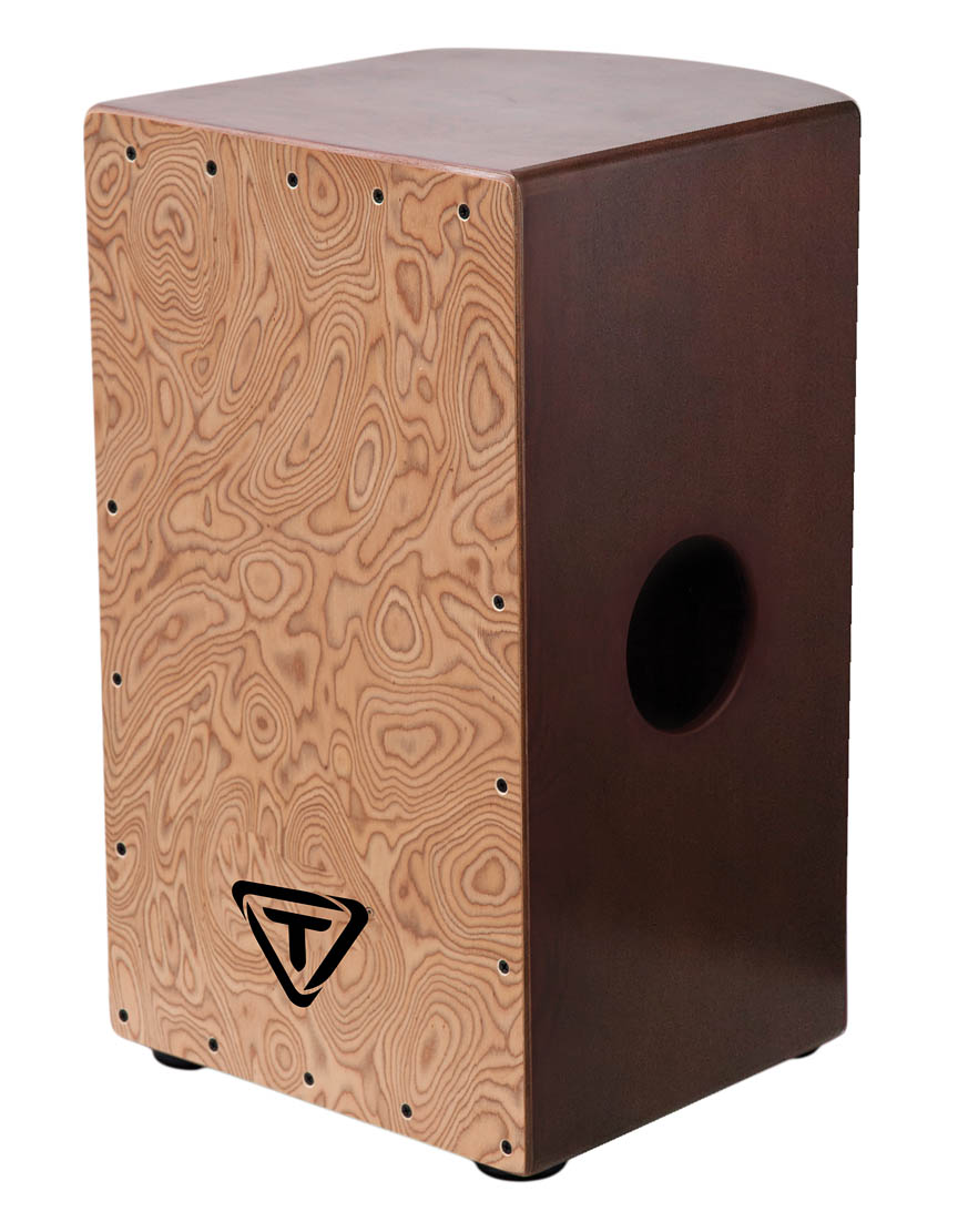 266876 29 Roundback Series Siam Oak Cajon with Makah Burl Front Plate