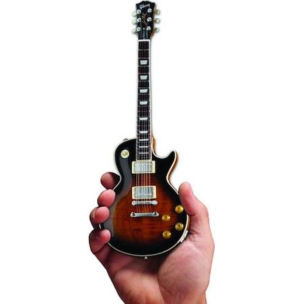 Picture of Axe Heaven Guitars 328084 Gibson Les Paul Traditional Tobacco Burst Mini Guitar Replica