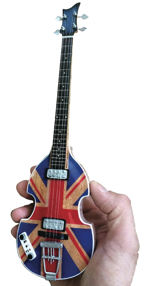 Picture of Axe Heaven Guitars 334484 Paul McCartney Union Jack Mini Violin Bass Replica