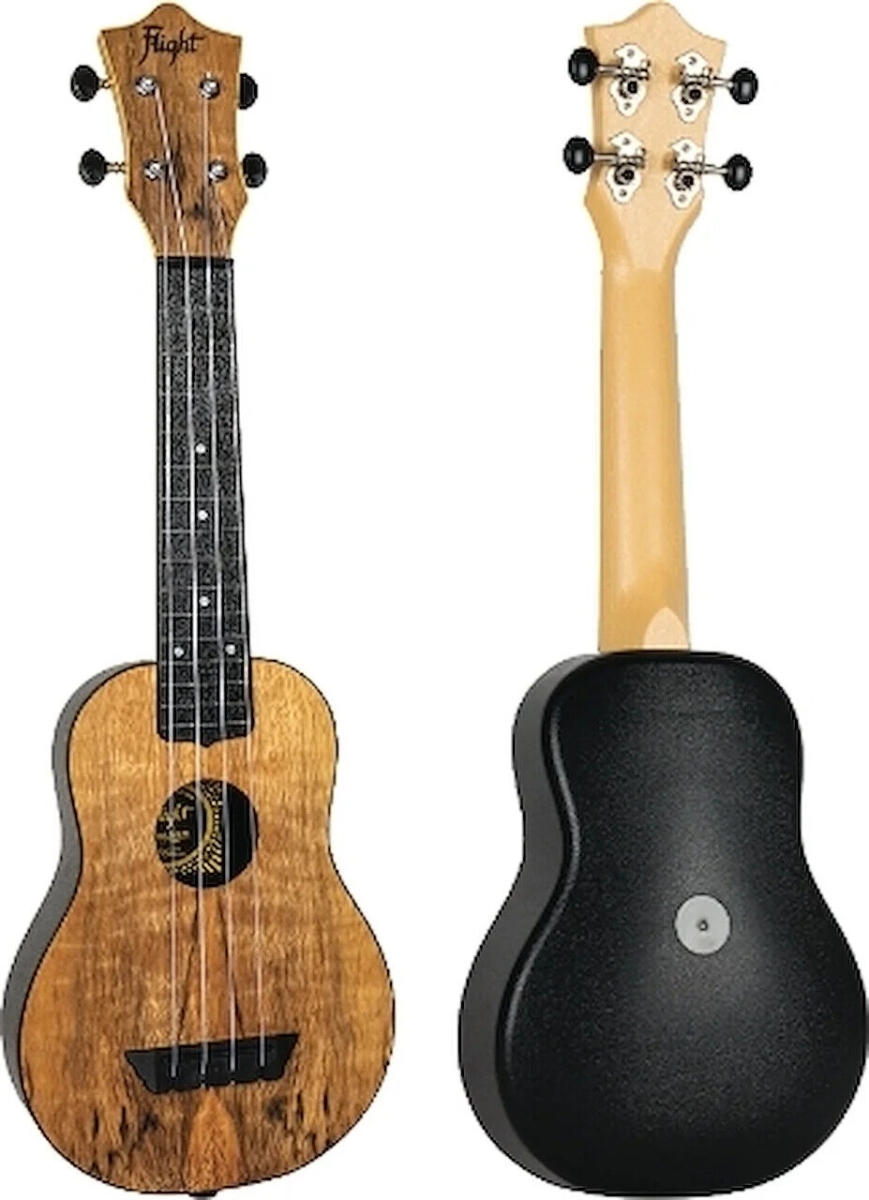 Picture of Flight Ukuleles 354343 Soprano Travel Ukulele with Gig Bag - Natural Mango