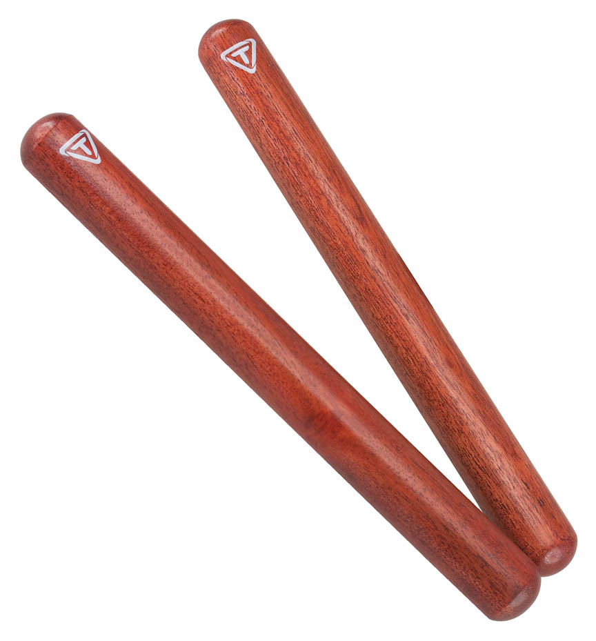 750688 10 in. Percussion Hardwood Claves, Brown