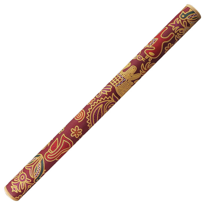 121855 80 cm Percussion - Bamboo Rainstick, Brown